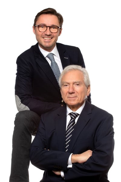 Photo des deux fondateurs : Axel Mazerolles et René-Louis